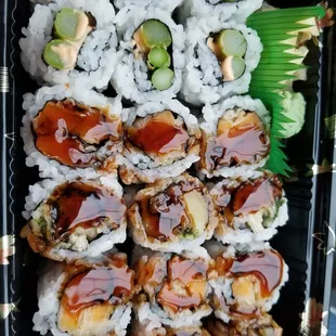 Spicy Asparagus, Sweet potato, broccoli