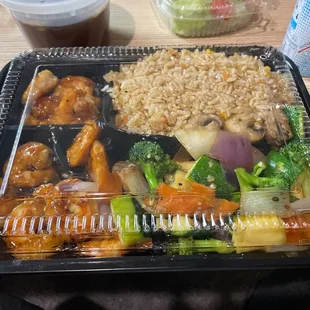 This is not Salmon Hibachi Dinner