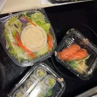 a variety of sushi