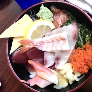 Chirashi bowl.