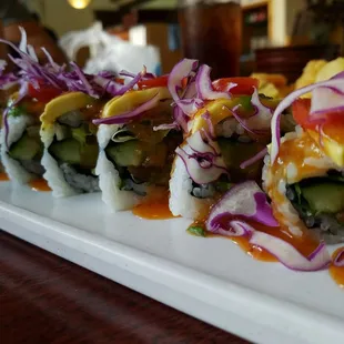 sushi and sashimi, food