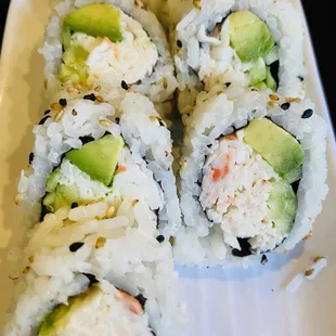 California roll - she ate one before I got a photo lol