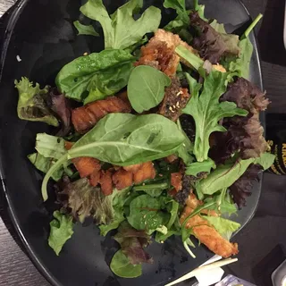 Salmon Skin Salad