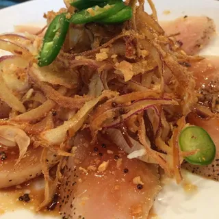 Albacore with Fried Onions Special
