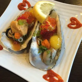 2 Pieces Honeymoon Oyster Half Shell