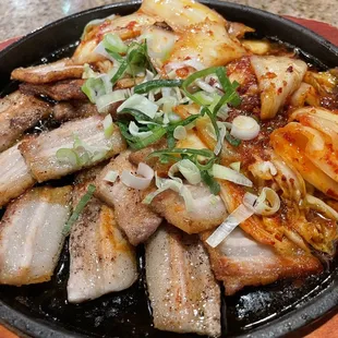 Pork belly and kimchi - so delicious I eat two orders!!