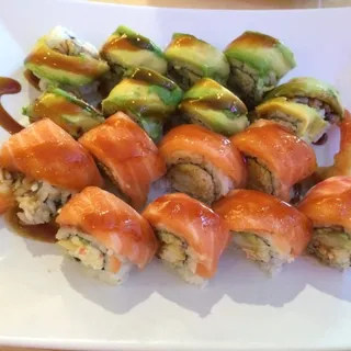 Salmon Dragon Roll