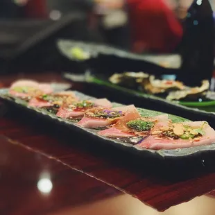 Garlic hamachi