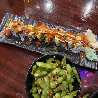 Garlic Edamame
