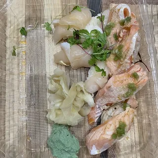 Sake Toro (Salmon Belly) Nigiri