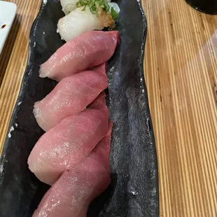 Toro, so yummy  Halibut so good too
