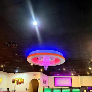 Aug 2021: Disco-like ceiling