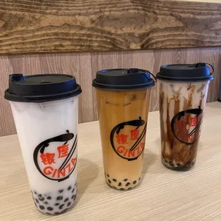 Coconut Milk Tea, Thai Tea, Brown Sugar Milk Tea
