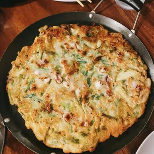 Seafood pancake