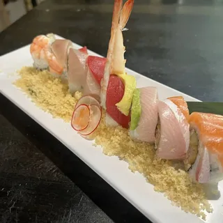 Crunchy Rainbow Roll Special