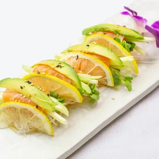 Salmon Blanket Sashimi Special