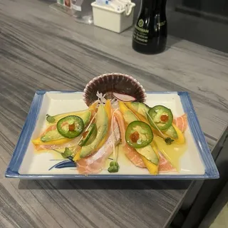 Salmon Jalapeno Mango Sashimi