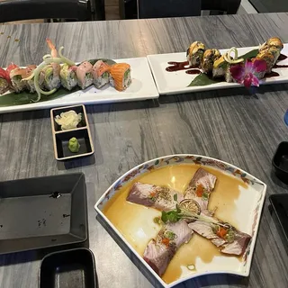 Yellowtail Tataki Sashimi
