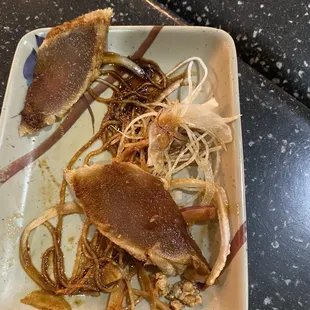 Spicy albacore sashimi