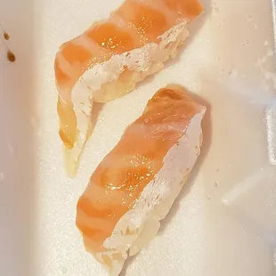 The white silver skin is gross. Tiny pieces too. I threw out.