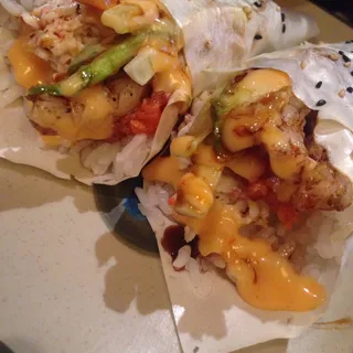 Tiger Shrimp Hand roll