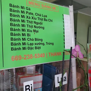 All $7 except $7.50 for Dac Biet