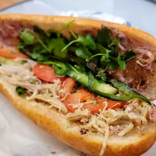 Shredded Chicken Sandwich