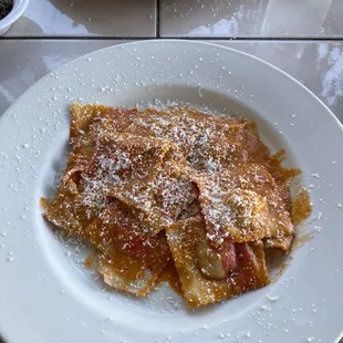 Un Ravioli (Shrimp &amp; Lobster)