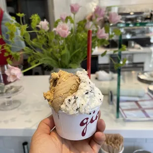 Small Cup (Stracciatella + Tiramisu)