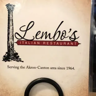a sign for a restaurant