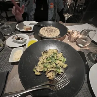 a plate of food on a table