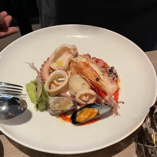 Warm Seafood Salad