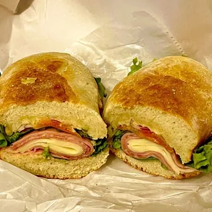 The Italian Hard Roll Sandwich