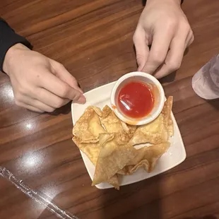 Cream Cheese Wontons