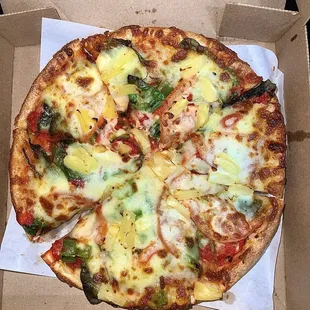 Small Garden Pizza W/ Pineapple