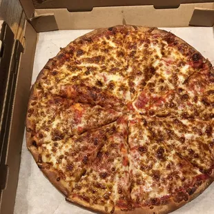 a pizza in a box