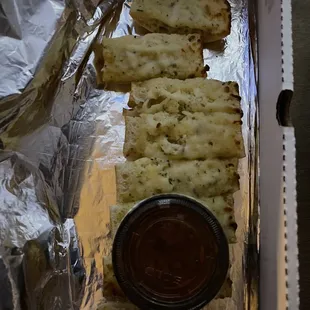 Cheesy Garlic Breadsticks