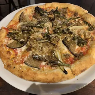 Eggplant Milanese Pizza