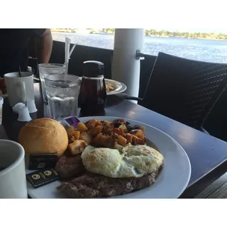 Steak and Eggs Omelette