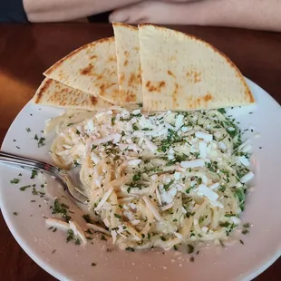 Myzithera spaghetti (lunch special).