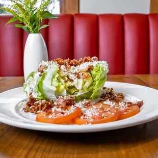 a plate of salad