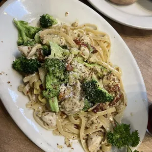 Chicken and Shrimp Fettuccine