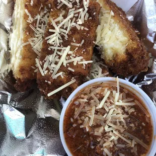 Street Lasagna and Meat Dipping