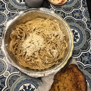 Mizthra in brown butter pasta