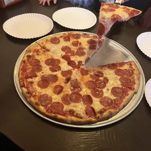 Pepperoni pizza
