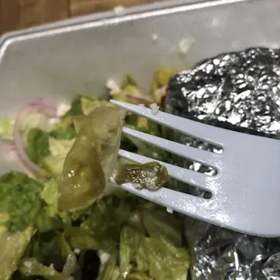Spoiled lettuce
