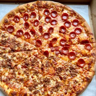 pizza, food