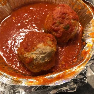 Meatballs side