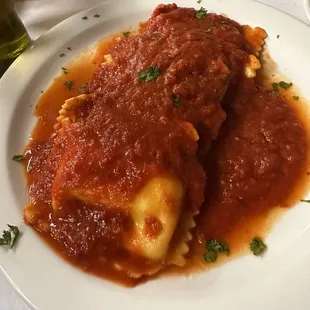 Cheese ravioli