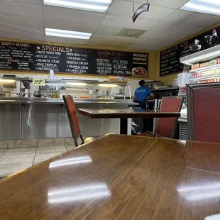 sushi and sashimi, interior